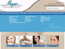 Tablet Screenshot of meyerdental.com
